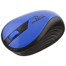 Mysz Titanum TM114B 3D USB Rainbow niebiesko-czarna