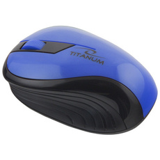 Mysz Titanum TM114B 3D USB Rainbow niebiesko-czarna
