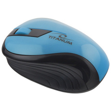 Mysz Titanum TM114T 3D USB Rainbow turkusowo-czarna