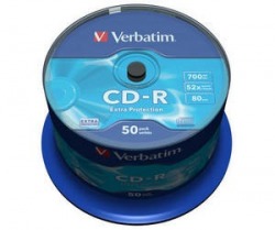 Płyta Verbatim Extra Protection CD-R 700MB x52 - komplet 50 sztuk